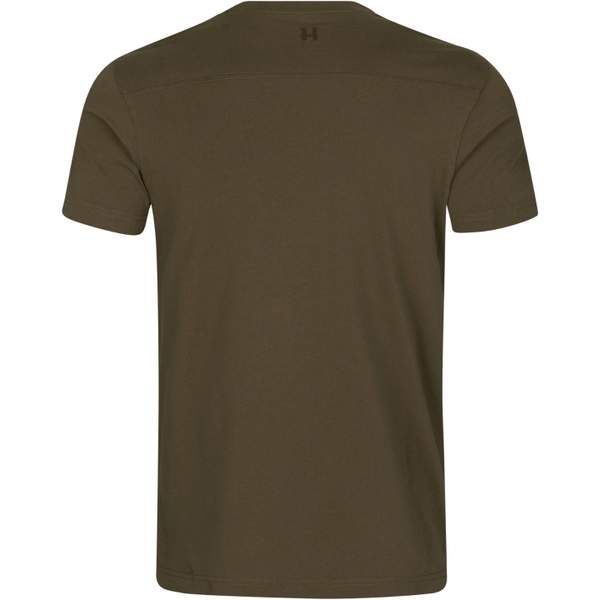 Harkila Heren Logo Korte Mouw T-Shirt 1050400290014 - Willow Green